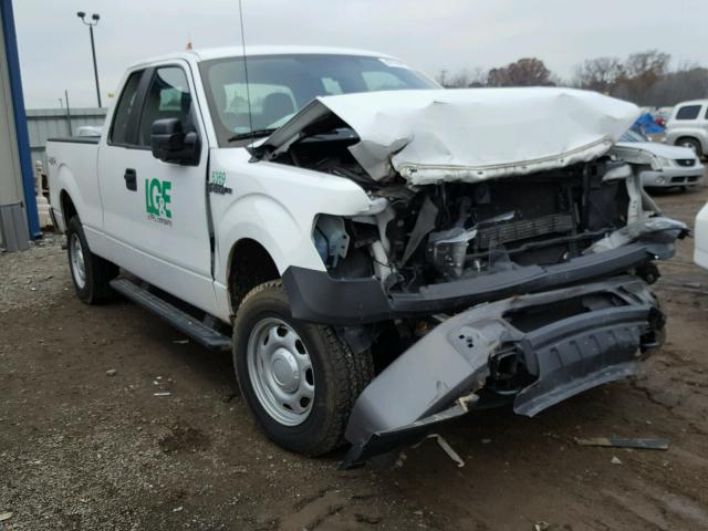 1FTFX1EFXEKD76080 - 2014 FORD F150 SUPER WHITE photo 1