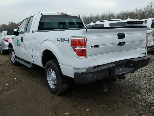 1FTFX1EFXEKD76080 - 2014 FORD F150 SUPER WHITE photo 3