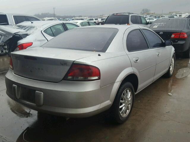 1C3EL46X33N502991 - 2003 CHRYSLER SEBRING LX GRAY photo 4