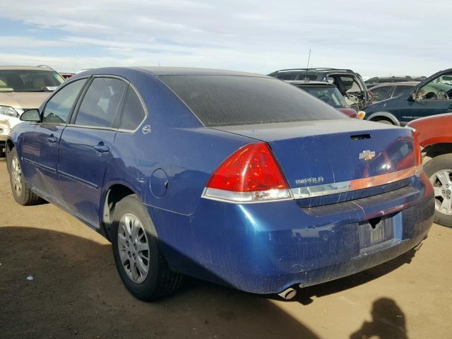 2G1WS551069340985 - 2006 CHEVROLET IMPALA POL BLUE photo 3