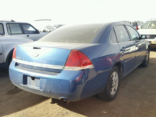 2G1WS551069340985 - 2006 CHEVROLET IMPALA POL BLUE photo 4