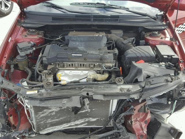 KNAFE121275409148 - 2007 KIA SPECTRA EX RED photo 7