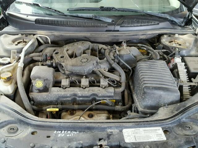 1C3EL56R53N606034 - 2003 CHRYSLER SEBRING LX BLACK photo 7