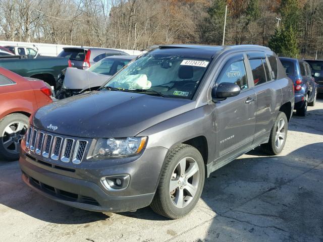 1C4NJDEB2GD767887 - 2016 JEEP COMPASS LA GRAY photo 2