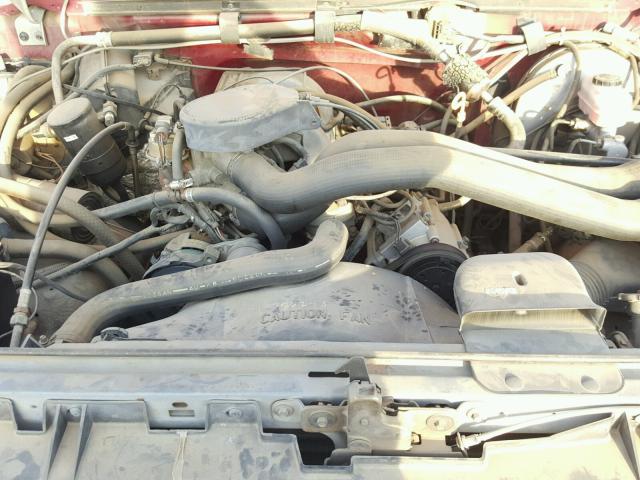 1FTDF15N8KLB16820 - 1989 FORD F150 RED photo 7