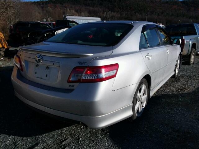 4T1BF3EK6BU205610 - 2011 TOYOTA CAMRY BASE SILVER photo 4