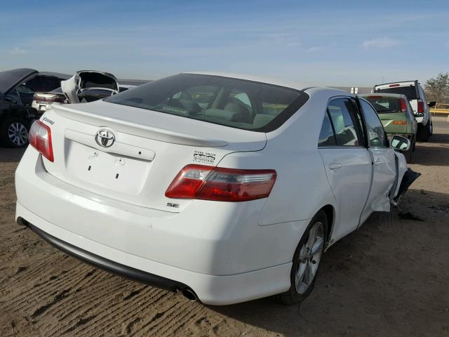 4T1BK46K37U516239 - 2007 TOYOTA CAMRY NEW WHITE photo 4