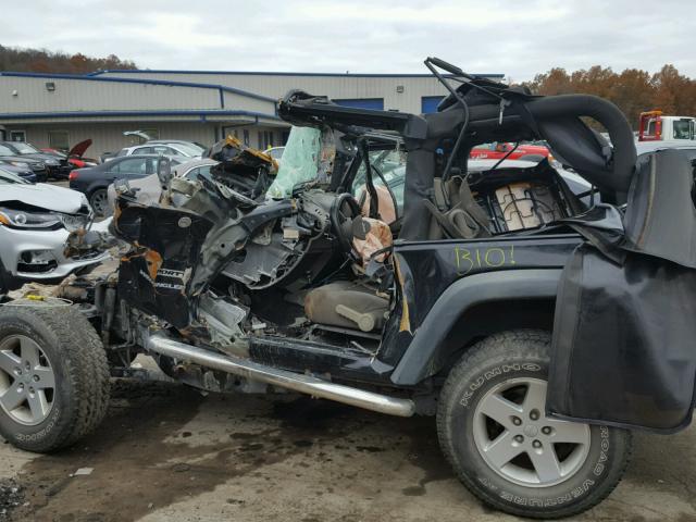 1J4AA2D16AL110187 - 2010 JEEP WRANGLER S BLUE photo 10