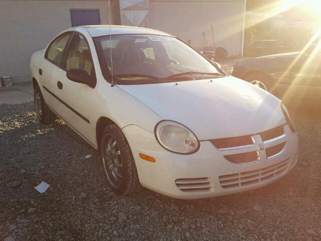 1B3ES26C94D588736 - 2004 DODGE NEON BASE WHITE photo 1