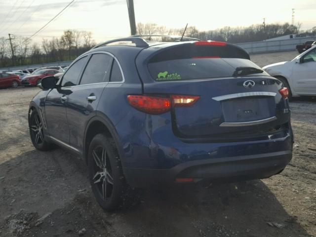 JN8AS1MW9CM151990 - 2012 INFINITI FX35 BLUE photo 3