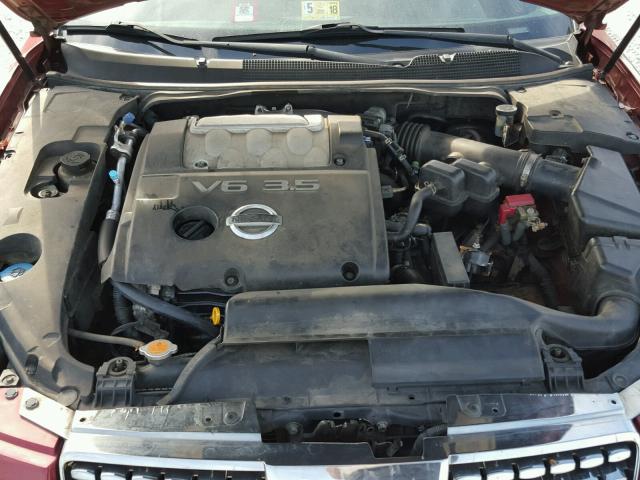 1N4BA41E54C858890 - 2004 NISSAN MAXIMA SE BURGUNDY photo 7