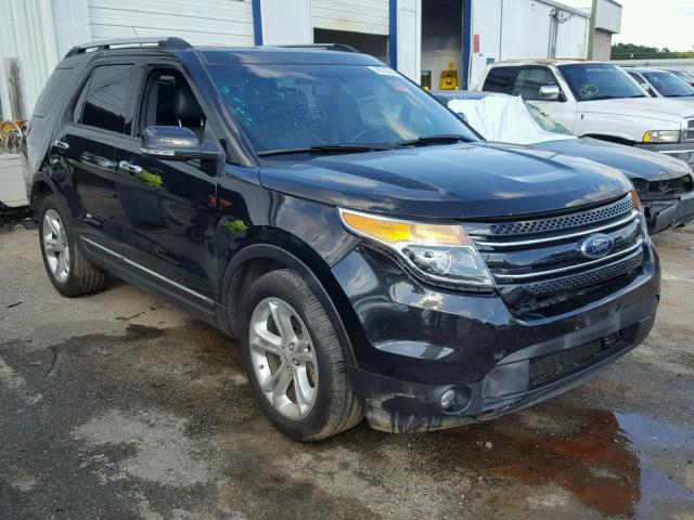 1FM5K8F89EGB05125 - 2014 FORD EXPLORER L BLACK photo 1