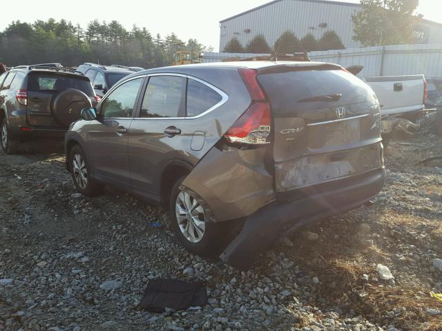 5J6RM4H5XCL073800 - 2012 HONDA CR-V EX ყავისფერი ფოტო 3