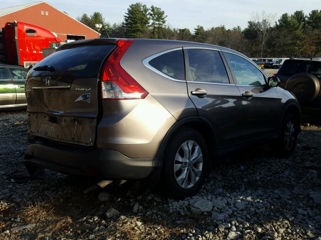 5J6RM4H5XCL073800 - 2012 HONDA CR-V EX ყავისფერი ფოტო 4