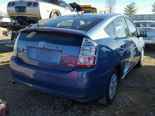 JTDKB20U777547415 - 2007 TOYOTA PRIUS BLUE photo 4