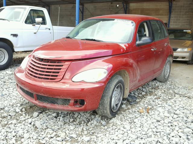 3A8FY48B18T107632 - 2008 CHRYSLER PT CRUISER RED photo 2