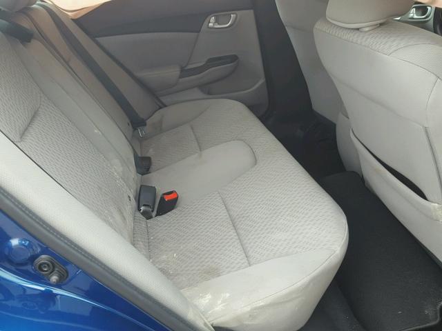 19XFB2F81EE045931 - 2014 HONDA CIVIC EX ლურჯი ფოტო 6