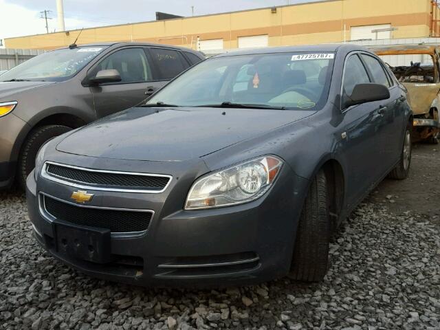 1G1ZG57B184289328 - 2008 CHEVROLET MALIBU LS GRAY photo 2