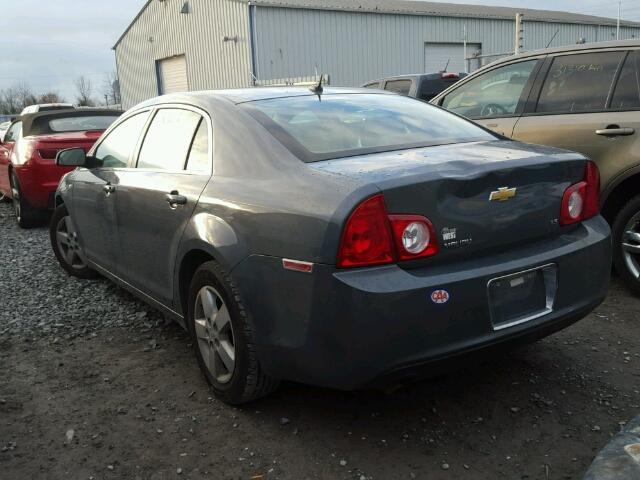 1G1ZG57B184289328 - 2008 CHEVROLET MALIBU LS GRAY photo 3