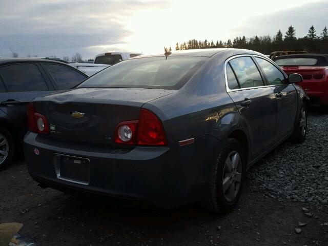 1G1ZG57B184289328 - 2008 CHEVROLET MALIBU LS GRAY photo 4