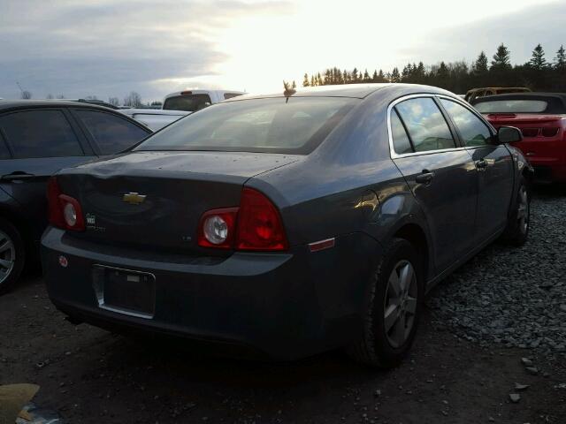 1G1ZG57B184289328 - 2008 CHEVROLET MALIBU LS GRAY photo 4