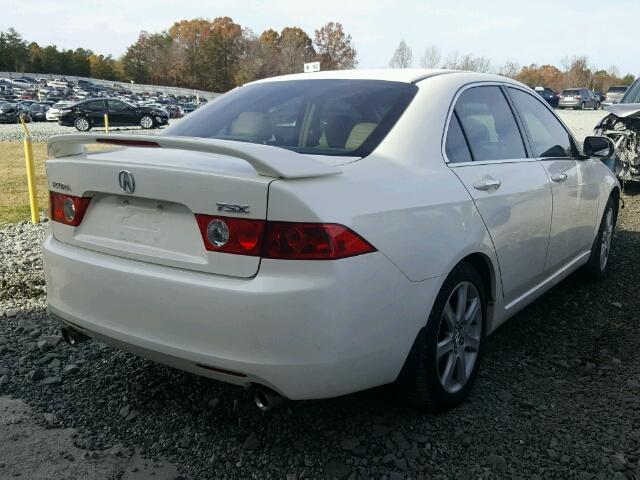 JH4CL96984C006596 - 2004 ACURA TSX WHITE photo 4