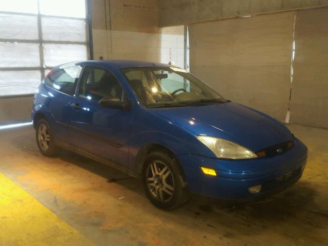 3FAHP3135YR244902 - 2000 FORD FOCUS ZX3 BLUE photo 1