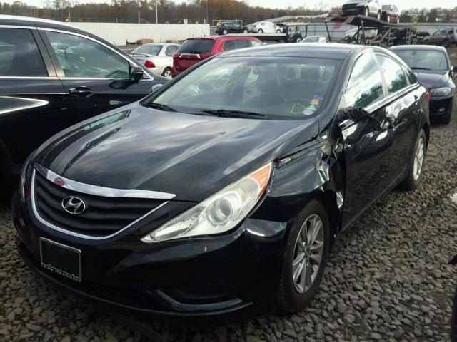 5NPEB4AC3BH207939 - 2011 HYUNDAI SONATA GLS BLACK photo 2