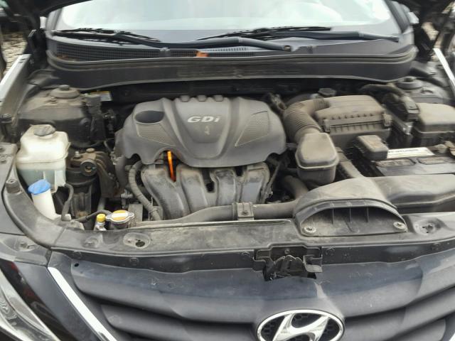 5NPEB4AC3BH207939 - 2011 HYUNDAI SONATA GLS BLACK photo 7