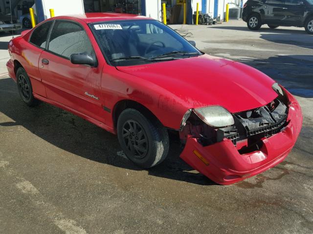 1G2JB124017409875 - 2001 PONTIAC SUNFIRE SE RED photo 1