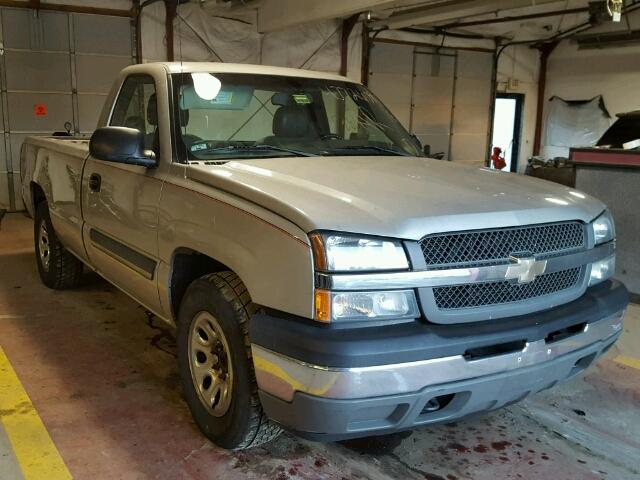 1GCEC14T65E204464 - 2005 CHEVROLET SILVERADO SILVER photo 1