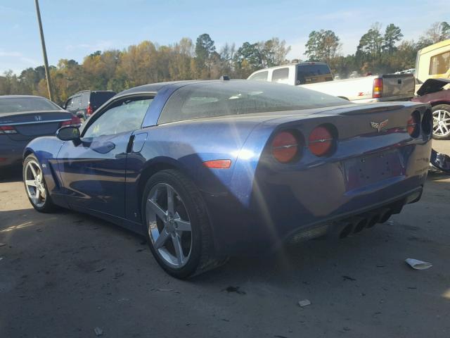 1G1YY24U055123210 - 2005 CHEVROLET CORVETTE BLUE photo 3