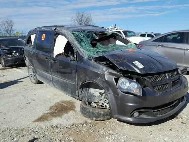 2C4RDGEG6HR716090 - 2017 DODGE GRAND CARA GRAY photo 1