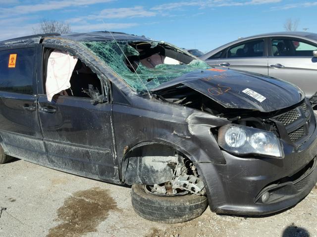 2C4RDGEG6HR716090 - 2017 DODGE GRAND CARA GRAY photo 9