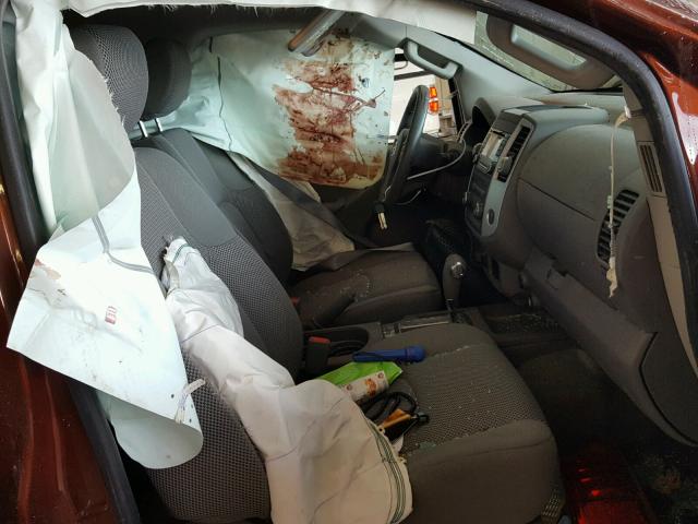 1N6DD0EV9HN723366 - 2017 NISSAN FRONTIER S BROWN photo 5