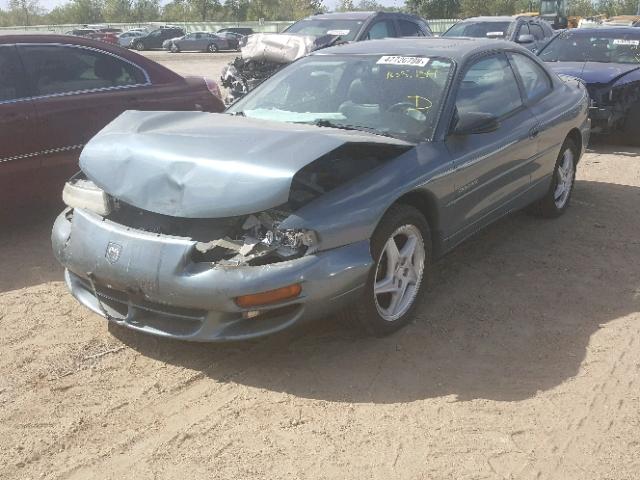 4B3AU52N4XE042151 - 1999 DODGE AVENGER ES BLUE photo 2