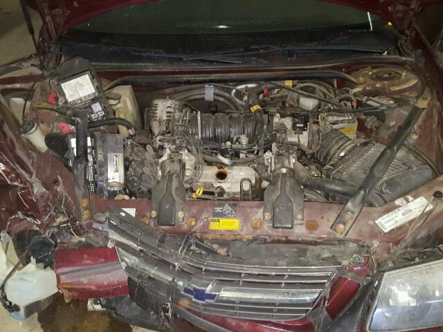 2G1WH55K3Y9147014 - 2000 CHEVROLET IMPALA LS BURGUNDY photo 7