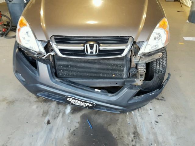 SHSRD78853U155091 - 2003 HONDA CR-V EX BROWN photo 9