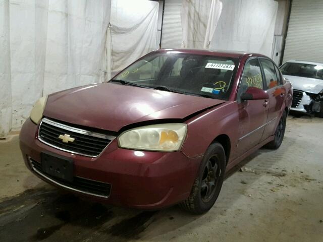 1G1ZT53806F181676 - 2006 CHEVROLET MALIBU LT RED photo 2