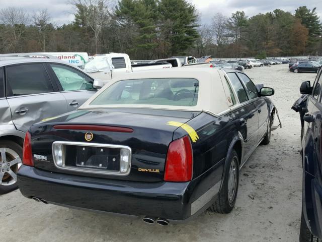 1G6KD54Y62U277177 - 2002 CADILLAC DEVILLE BLACK photo 4