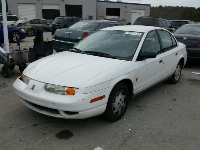 1G8ZH52851Z257520 - 2001 SATURN SL1 WHITE photo 2