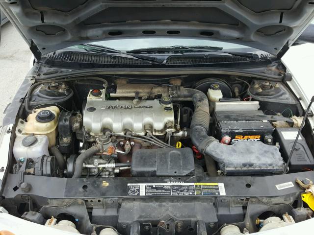 1G8ZH52851Z257520 - 2001 SATURN SL1 WHITE photo 7