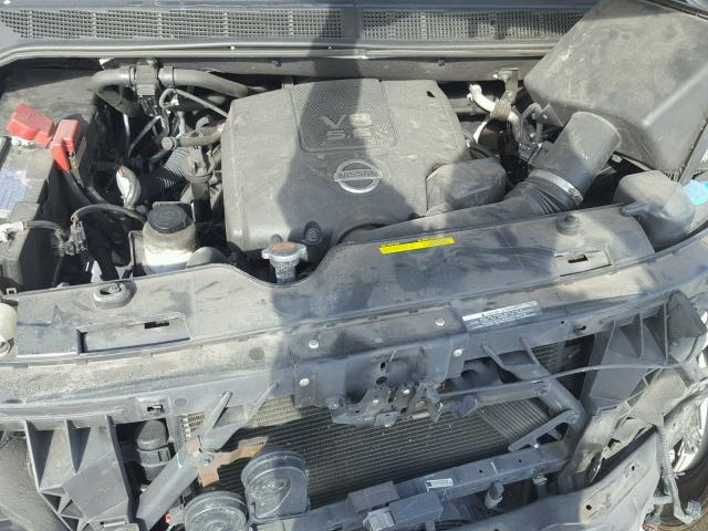 5N1BA0ND1EN608813 - 2014 NISSAN ARMADA SV WHITE photo 7