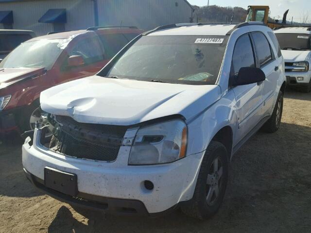 2CNDL23F786058142 - 2008 CHEVROLET EQUINOX LS WHITE photo 2