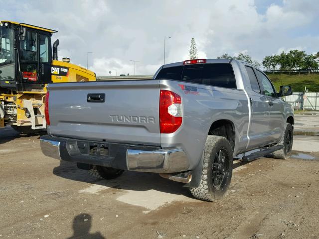 5TFRM5F19FX093979 - 2015 TOYOTA TUNDRA DOU GRAY photo 4