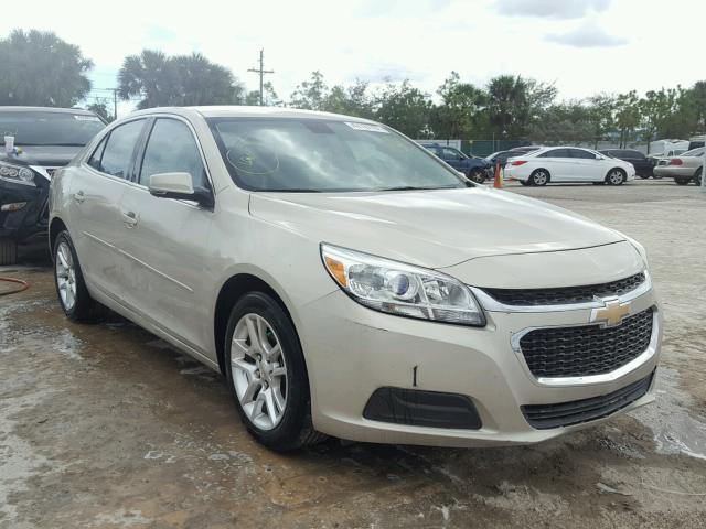 1G11C5SL1FF318367 - 2015 CHEVROLET MALIBU 1LT GOLD photo 1