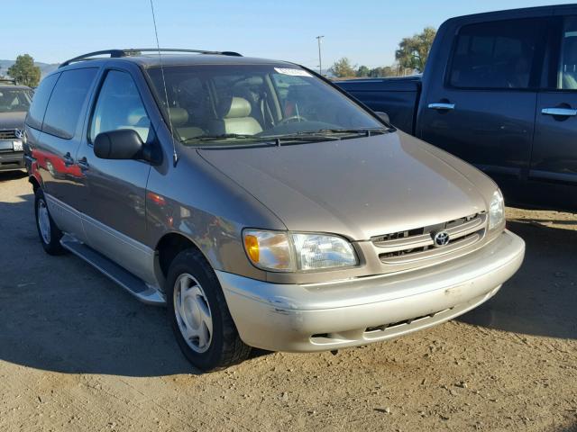 4T3ZF13C7XU090531 - 1999 TOYOTA SIENNA LE BEIGE photo 1