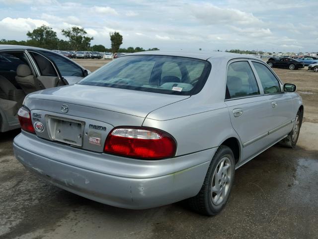 1YVGF22D615209041 - 2001 MAZDA 626 ES SILVER photo 4