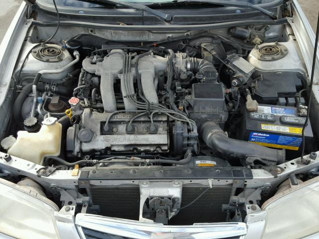 1YVGF22D615209041 - 2001 MAZDA 626 ES SILVER photo 7