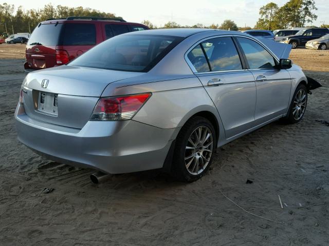 1HGCP2F30AA115393 - 2010 HONDA ACCORD LX SILVER photo 4